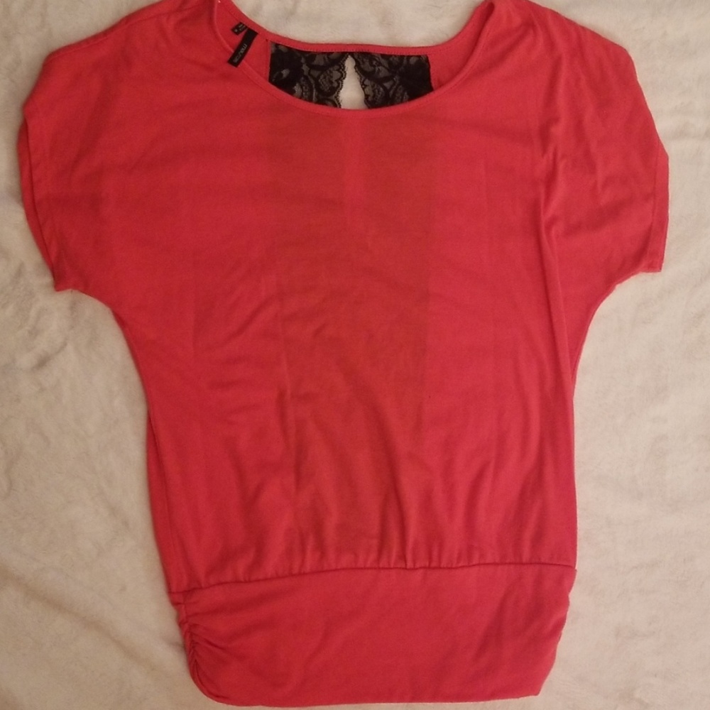 Coral Blouse